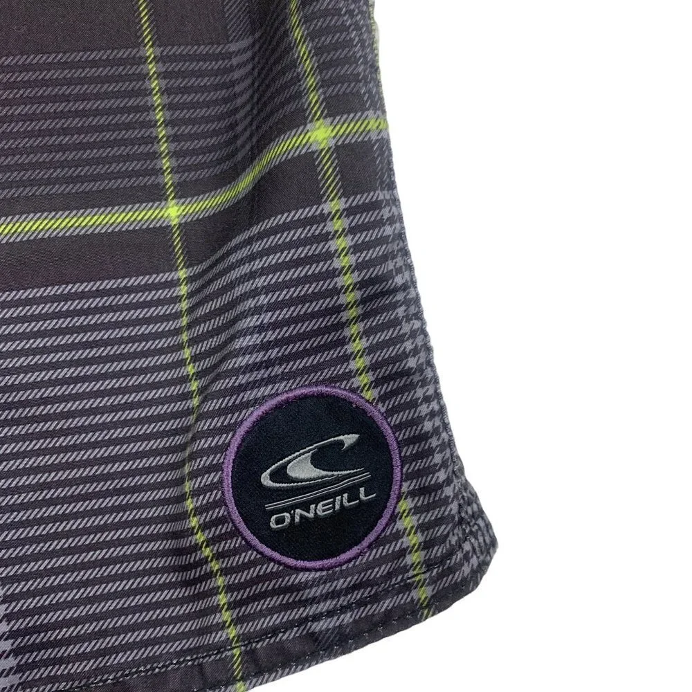 O'Neill Plaid Print Board Shorts Men's Size 32